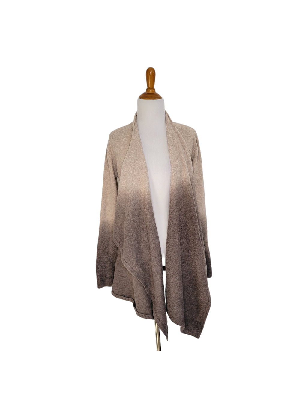 Barefoot Dreams Bamboo Chic Lite Calypso Wrap Ombre Brown 436 Women S/M